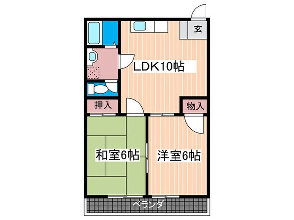 第１世良ビルの物件間取画像